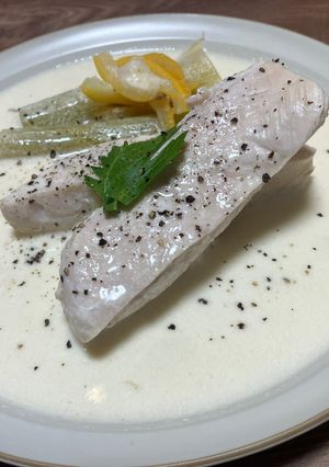 蒸し鶏胸肉の柚子クリームソース仕立て-レシピのメイン写真