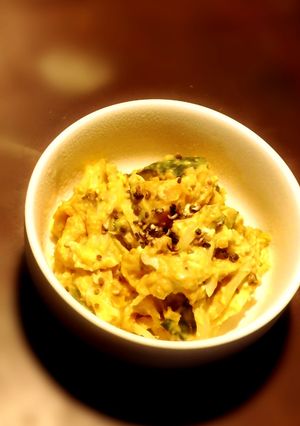 レンジで簡単！かぼちゃとクリームチーズのサラダ-レシピのメイン写真