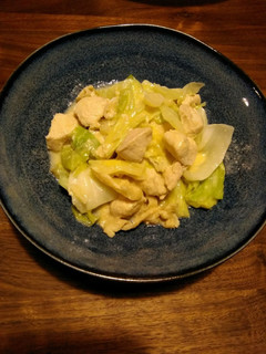 胸肉とキャベツのにんにく味噌マヨ炒め-レシピのメイン写真