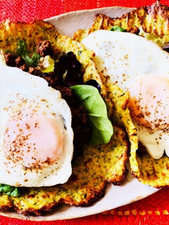 お好み焼き感覚で、ズッキーニタコスの皮-レシピのメイン写真