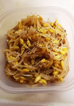 ごま油香るかんたん豆もやしナムル-レシピのメイン写真