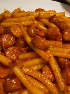 マカロニとウィンナーのケチャップ炒め-レシピのメイン写真