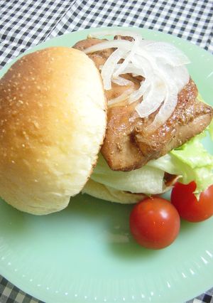 HB使用☆黄色いバンズパン-レシピのメイン写真