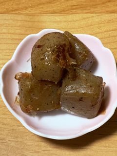 こんにゃくの炒り煮-レシピのメイン写真