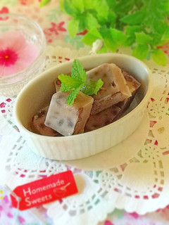小豆ミルクのキューブアイス♪-レシピのメイン写真