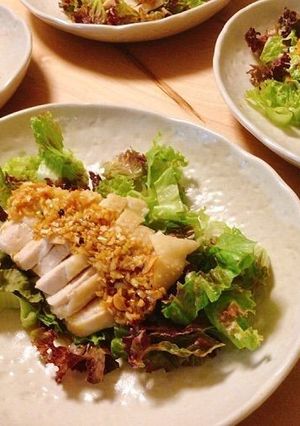 ＊鶏むね肉のやわらか蒸し煮 ねぎソース＊-レシピのメイン写真