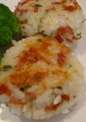 *カリカリの焼きおにぎり*-レシピのメイン写真