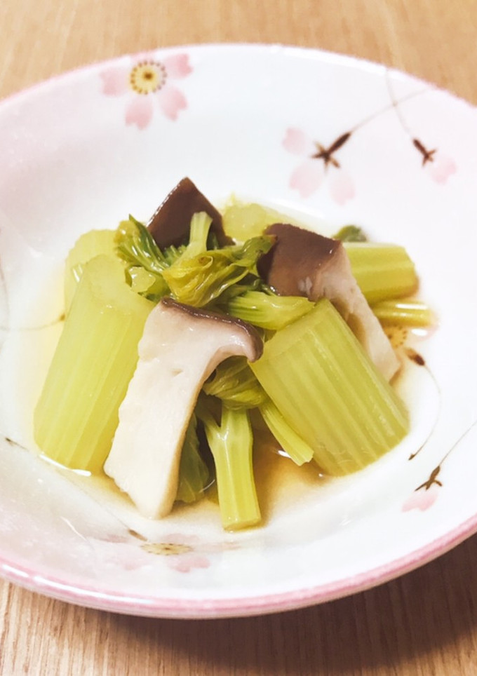 セロリとエリンギの簡単煮物-レシピのメイン写真