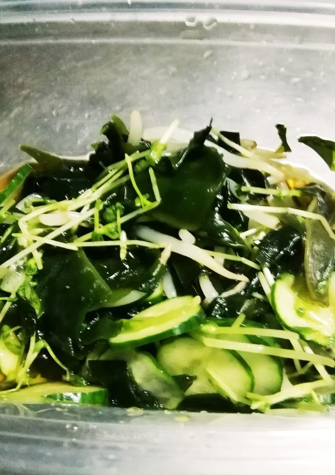 わかめと4種の野菜の酢の物-レシピのメイン写真