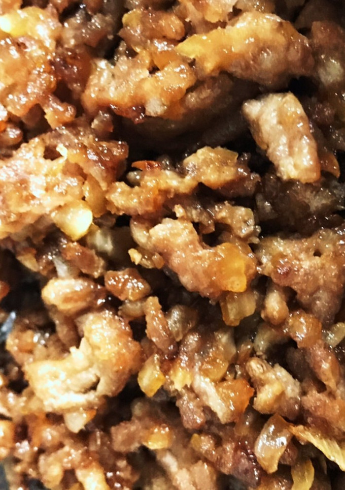 残りもの☆豚挽肉玉ねぎ焼肉ソース炒め-レシピのメイン写真