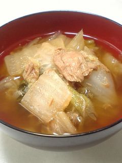 曾祖母の味♪白菜とシーチキン(スープ)-レシピのメイン写真