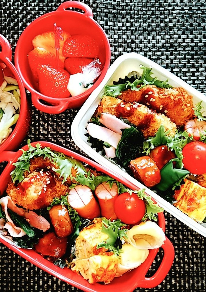 息子と娘のお弁当'20.6.16-レシピのメイン写真