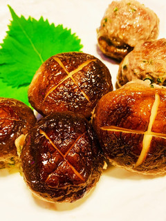 ジューシー!大葉入りしいたけの肉詰め☆-レシピのメイン写真