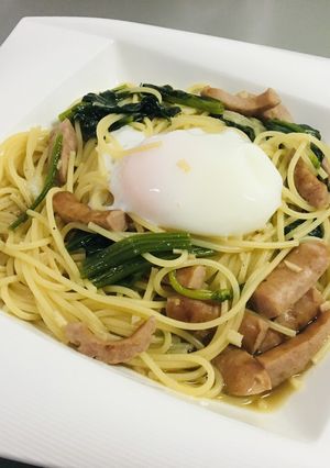 ほうれん草の和風スープパスタ◡̈⃝♪-レシピのメイン写真