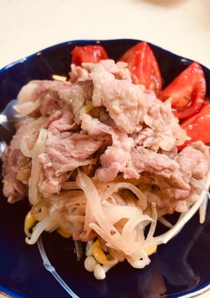 超簡単！細豚肉のネギ葱塩焼きの下準備★-レシピのメイン写真