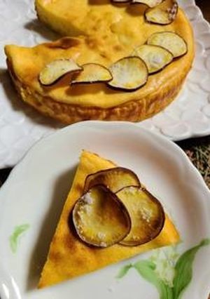 父の日に作るさつま芋のチーズケーキ-レシピのメイン写真