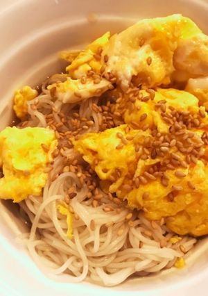 夏の在宅時短ランチにオムそうめん-レシピのメイン写真