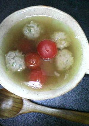 トマ肉団子＠スープ-レシピのメイン写真