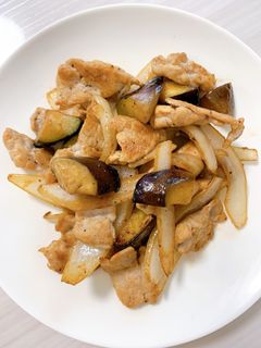 ダイエット 豚肉とナスの生姜醤油炒め-レシピのメイン写真