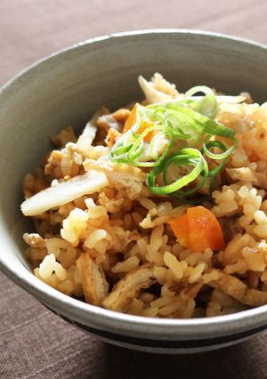 金山寺味噌の炊き込みごはん-レシピのメイン写真