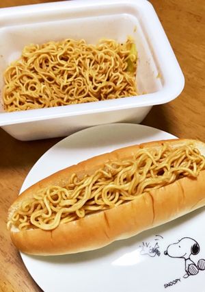 簡単焼きそばパン-レシピのメイン写真