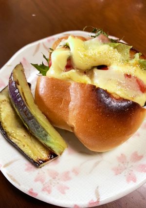 水なすとミニトマトのホットサンド-レシピのメイン写真