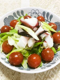 袋で和えるだけ タコとねぎのサラダ-レシピのメイン写真