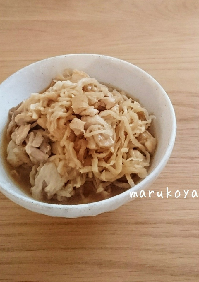 切り干し大根と鶏肉の煮物-レシピのメイン写真