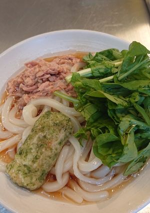 ルッコラの冷しうどん-レシピのメイン写真