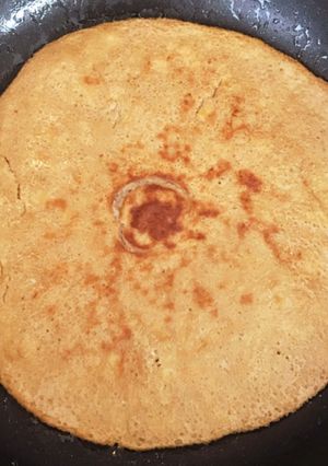 バナナと卵のプロテインパンケーキ-レシピのメイン写真