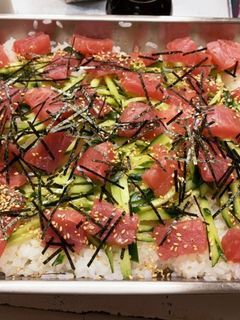 マグロとキュウリのちらし寿司♡-レシピのメイン写真
