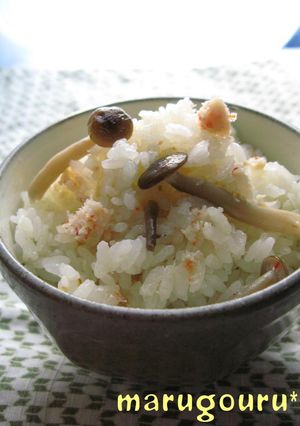 カニの炊き込みご飯-レシピのメイン写真