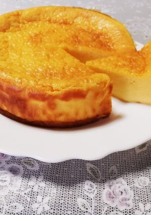 混ぜるだけ!牛乳deベイクドチーズケーキ-レシピのメイン写真