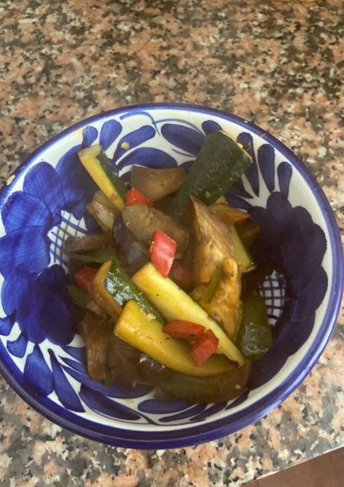 焼肉のたれと夏野菜　-レシピのメイン写真