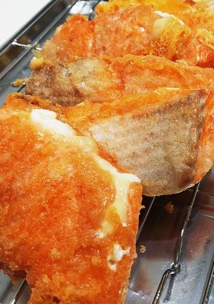 カリカリ ˙ᵕ˙ 鮭のチーズはさみ焼き-レシピのメイン写真
