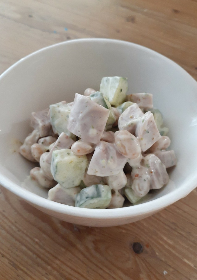 魚肉ソーセージときゅうりの大豆サラダ-レシピのメイン写真