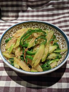 セロリとピーマンのきんぴら-レシピのメイン写真