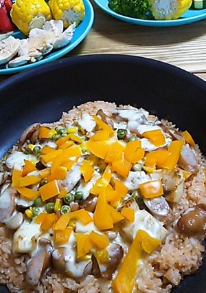 残ったご飯をリメイク☆ライスピザ-レシピのメイン写真