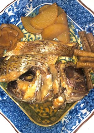 簡単！鯛のあら炊き＊切り身も一緒に♪-レシピのメイン写真