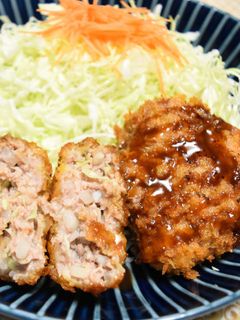 キャベツたっぷりジューシーメンチカツ-レシピのメイン写真