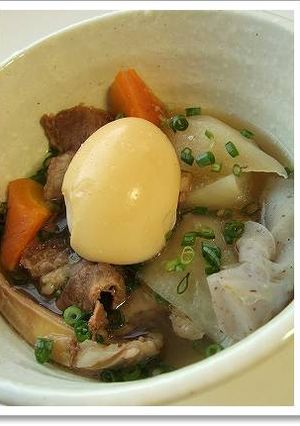 つゆだくで　あっさり塩味の牛すじ煮込み-レシピのメイン写真