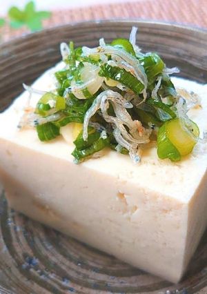 ◆のっけ盛り!ねぎじゃこ冷奴♪-レシピのメイン写真