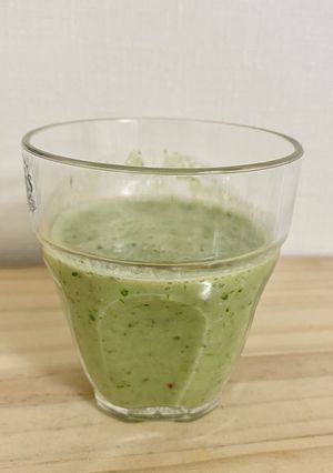 子供も飲みやすい♪ グリーンスムージー-レシピのメイン写真
