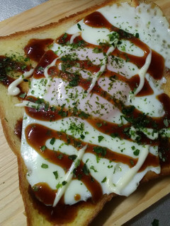 お好み目玉トースト-レシピのメイン写真