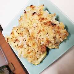 รูปของ ズッキーニのボート焼き