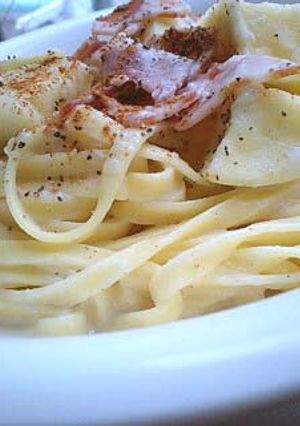 さつまいものクリームパスタ-レシピのメイン写真