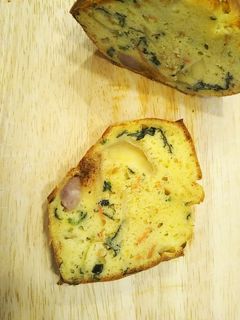 ホットケーキミックスで!ケーク・サレ-レシピのメイン写真