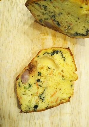 ホットケーキミックスで！ケーク・サレ-レシピのメイン写真