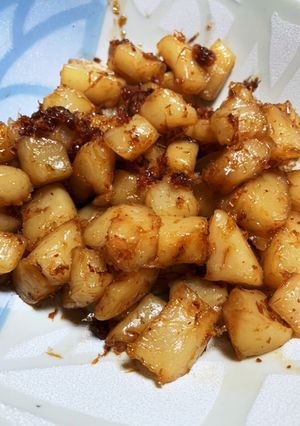 コンニャクの甘辛煮-レシピのメイン写真