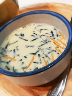 未知との遭遇?!豆腐風豆乳ゼリー茶漬け-レシピのメイン写真